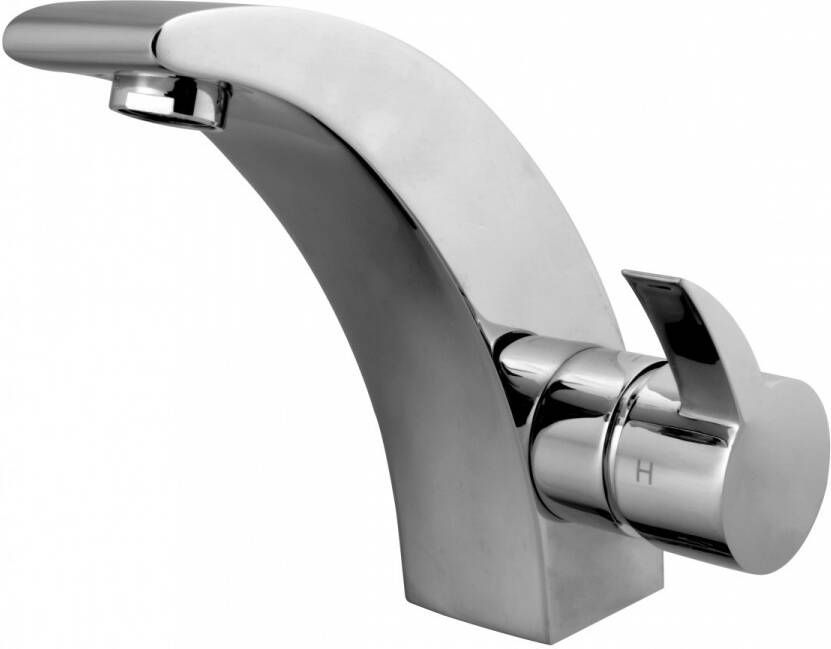 Schutte Wastafelkraan Schütte Panama Mengkraan Keramische Schijven Chroom - Foto 2