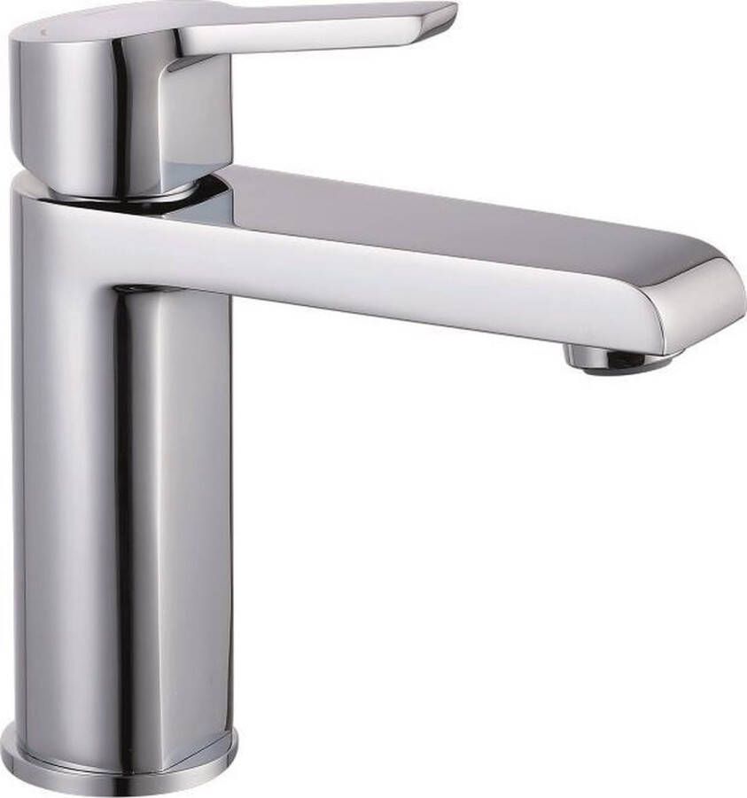 Schütte Sanifun wastafelmengkraan Vita Chroom + afvoerplug.