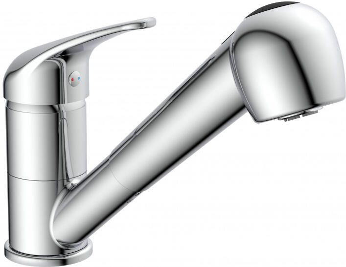 Schütte Ultra 2 Keukenkraan – Lage Druk – Chroom – Uittrekbare Sproeier - Foto 1