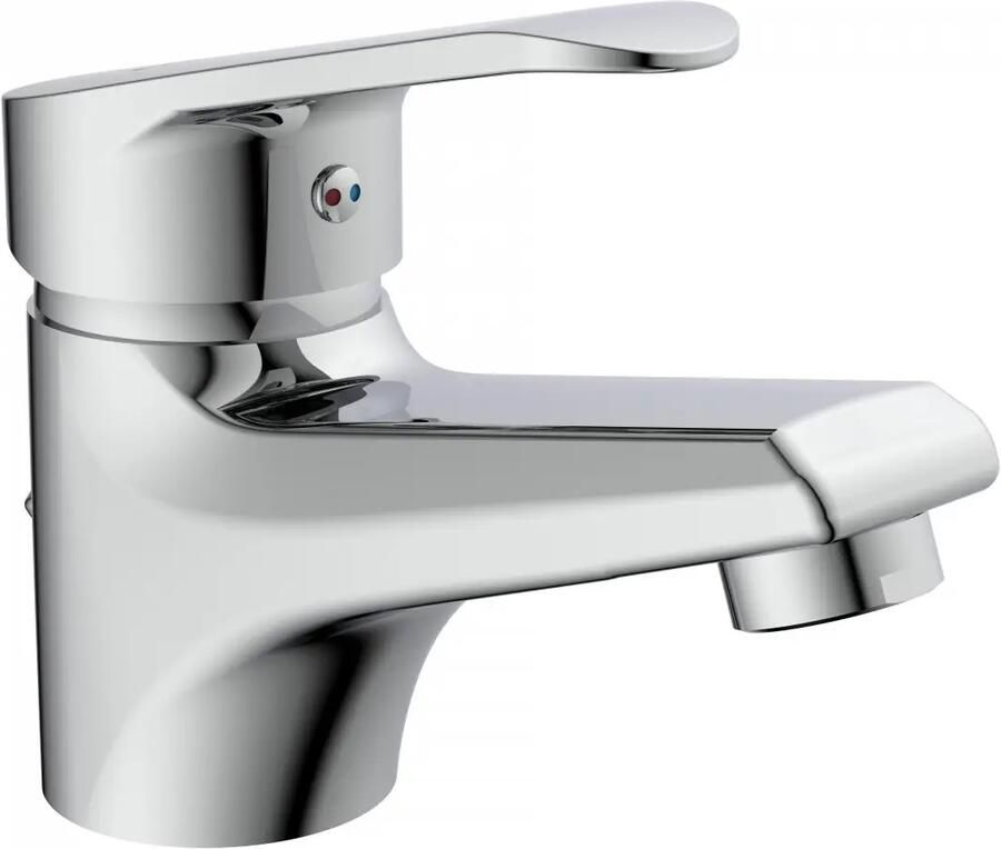 Schütte Wastafelmengkraan Tessa – Chroom Stijlvol&Compleet met Trekstang Afvoer