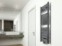 Wiesbaden Designradiator Elara 120x45cm 538 Watt Mat Antraciet Middenonderaansluiting - Thumbnail 2