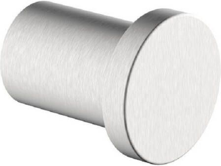 Wiesbaden Alonzo handdoekhaak klein 2 5 x 2 5 x 3 cm geborsteld rvs