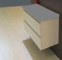 Wiesbaden Badkamermeubel Onderkast Luxa Hangend 100x50x35cm MDF Hoogglans Wit Softclose Greeploos - Thumbnail 2