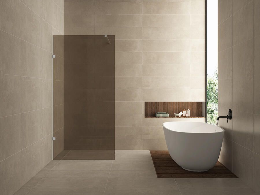 Wiesbaden Inloopdouche Less 120x200 cm | Vintage brons glas | Profielloos design - Foto 2