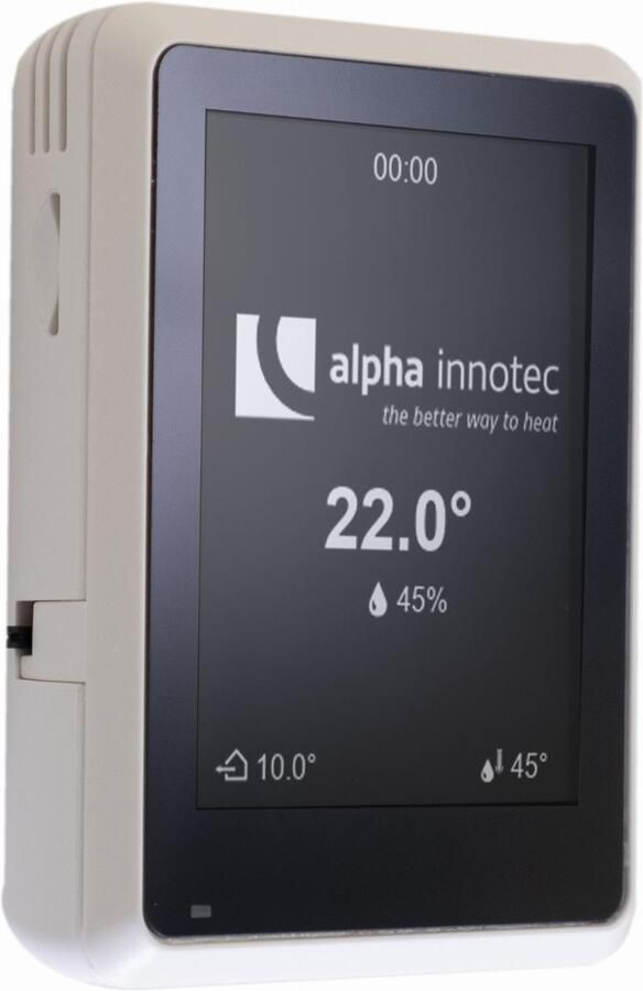 ALPHA INNOTEC RBE+ ruimtebedieningseenheid met touchscreen 15214801