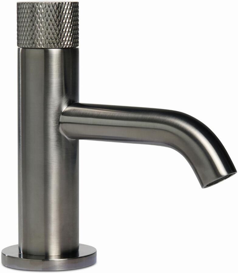 Blue Label Brondby Facet fonteinkraan geborsteld gunmetal PVD