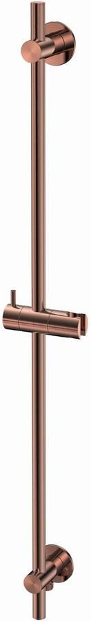 BLUE LABEL glijstang 90cm met wateraansluiting messing muurbevestiging ABS messing glijstuk 19mm geborsteld brons FK-T0901-BR