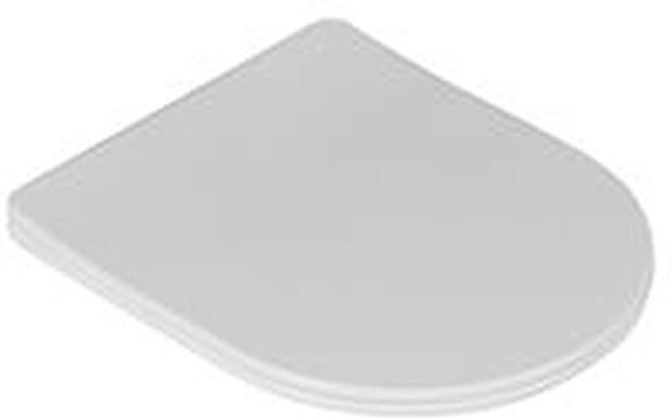 BLUE LABEL Hav closetzitting 53cm met deksel en RVS softclose en quick release scharnier mat wit 760101