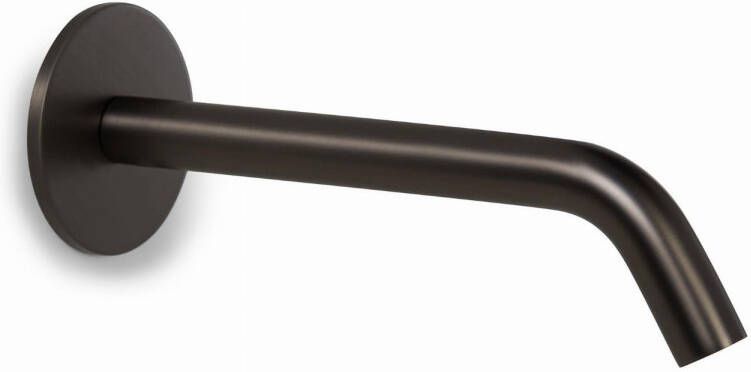 BLUE LABEL Brondby uitloop voor XL wastafelkraan wand 16cm gun metal