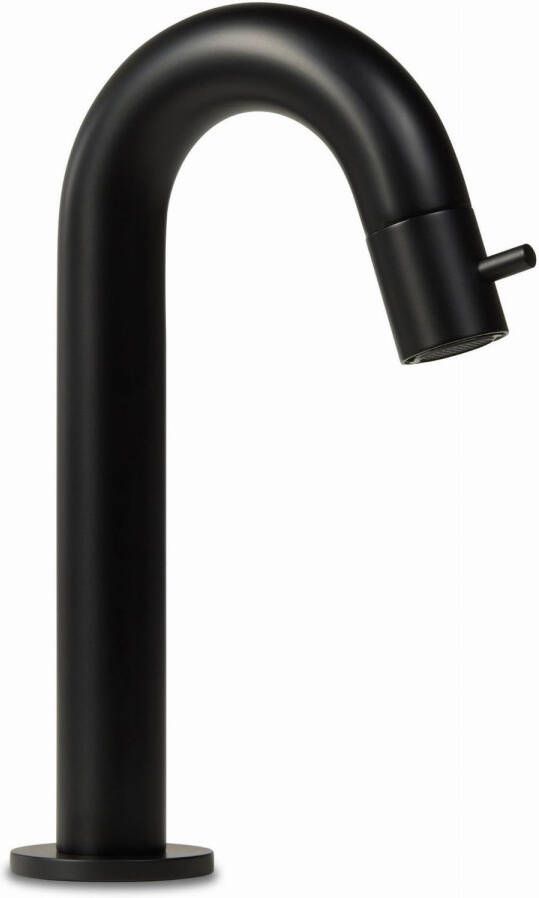 BLUE LABEL Viby fonteinkraan laag model mat zwart