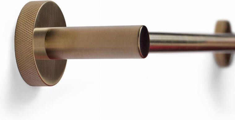 BLUE LABEL Vida Facet handdoekhouder enkel 60cm wc geborsteld goud