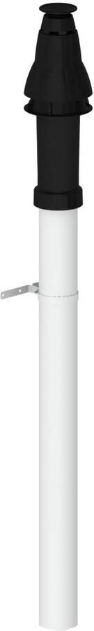 BURGERHOUT Skyline 3000 dakdoorvoer HR 60 100mm PP concentrisch verlengd zwart 400452749