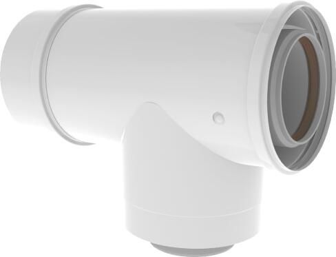 BURGERHOUT t stuk concentrisch PP 80 125 met deksel Twinsafe wit 410084816