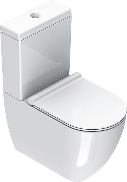 CATALANO Sfera Opbouwspoelreservoir met deksel keramiek 360 x 150400mm wit