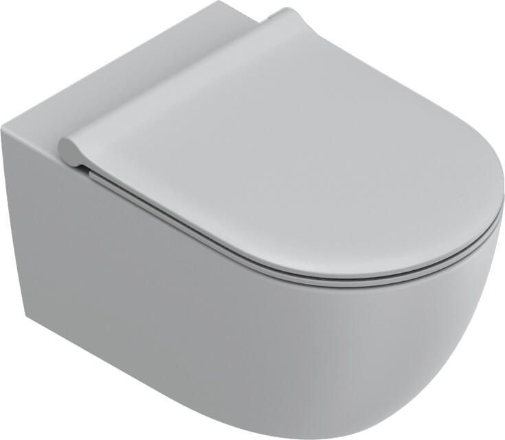 CATALANO Sfera Tonalita wandcloset Silentech Twinglaze zonder spoelrand 55cm mat cement 0511550023