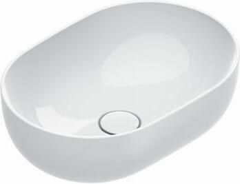 CATALANO Sfera waskom antibacterieel zonder overloop. 50x35 cm h16 cm. Wit