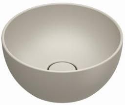CATALANO Tonalita Sfera rond waskom antibacterieel zonder overloop. 32 cm diameter h14 cm. Mat sabbia