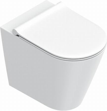 CATALANO Zero Tonalita staand toilet 55x35 cm mat wit randloos diepspoel 0114550021