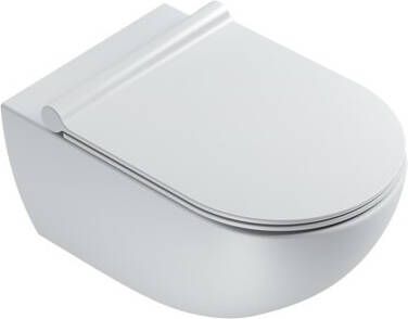 CATALANO Sfera New Flush wandcloset diepspoel zonder spoelrand vuilafstotend antibac 545mm mat wit met gratis toiletblokhouder en 8 Duofresh sticks