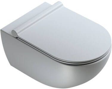 CATALANO Sfera wandcloset zonder spoelrand 54cm mat cement met gratis toiletblokhouder en 8 Duofresh sticks