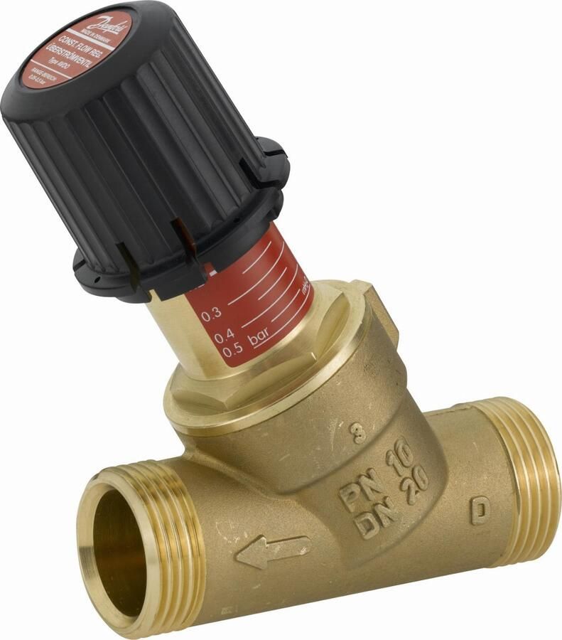 Danfoss Drukverschilregelaar 1 4 recht 2 x bui.dr. zonder kopp. AVDO 25 003L6030 - Foto 2