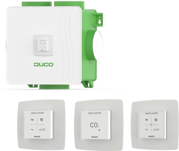 DUCO Box Reno all-in-one met bediening en 2x CO2-sensoren 0000-4838