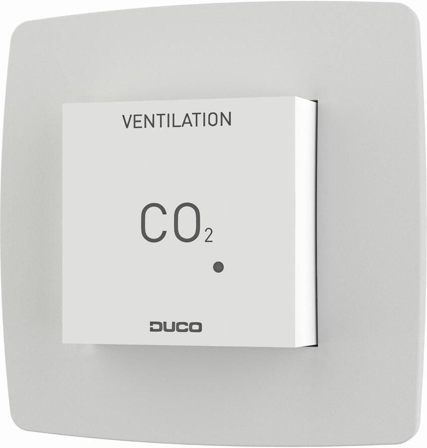 DUCO CO2 ruimtesensor zonder bediening RF W wit 0000-4637