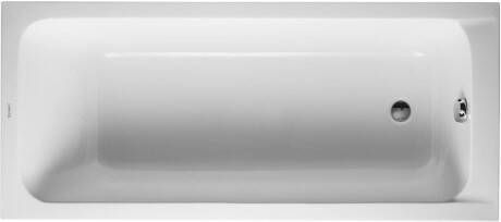 DURAVIT D-Code bad basismodel rechthoek 170x75 inbouwversie met een rugsteun afvoer bij voeteneinde
