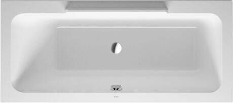 DURAVIT DuraStyle bad rechthoek 170x75cm inbouw of voor ommanteling met n rugsteun links wit 700296000000000