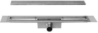 EASYDRAIN Easy Drain Compact RVS douchegoot LxB= 1000x60mm rechthoekig met RVS rooster voor tegels schuifeind horizontaal 50mm met sifon - Foto 4