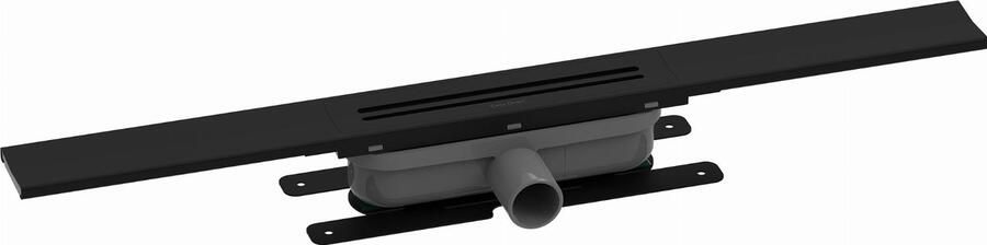 EASYDRAIN Easy Drain R-Line Clean 80 cm mat zwart RVS douchegoot DN40 RLCED800MB - Foto 2