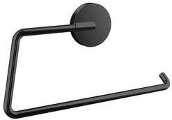 Emco Round handdoekring open zwart 435513300