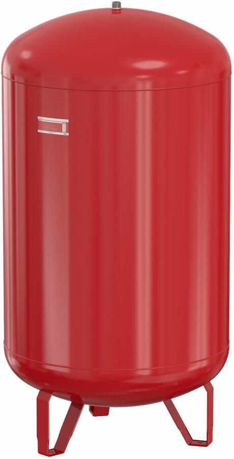 FLAMCO Flexcon expansievat met poten 200l voordruk 1.5bar einddruk 6bar max 70C continu hx 1330x484mm rood