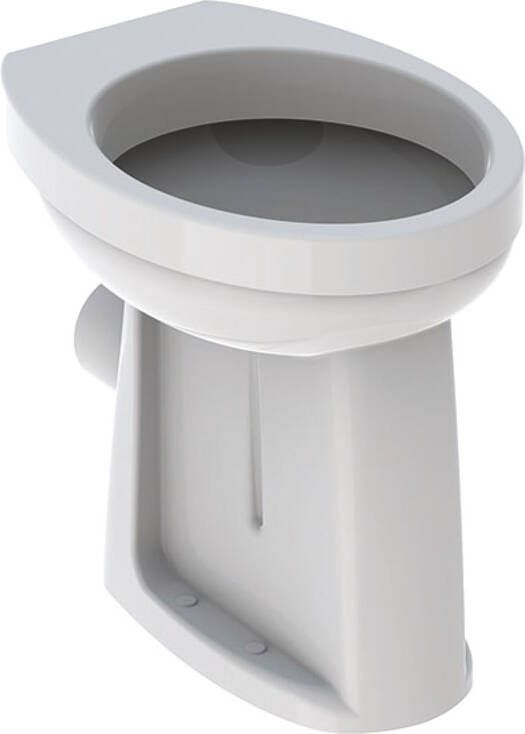 Geberit 300 Comfort closetpot-73 verhoogd +6cm vlakspoel 35.5x47.5cm PK wit s8002700000g