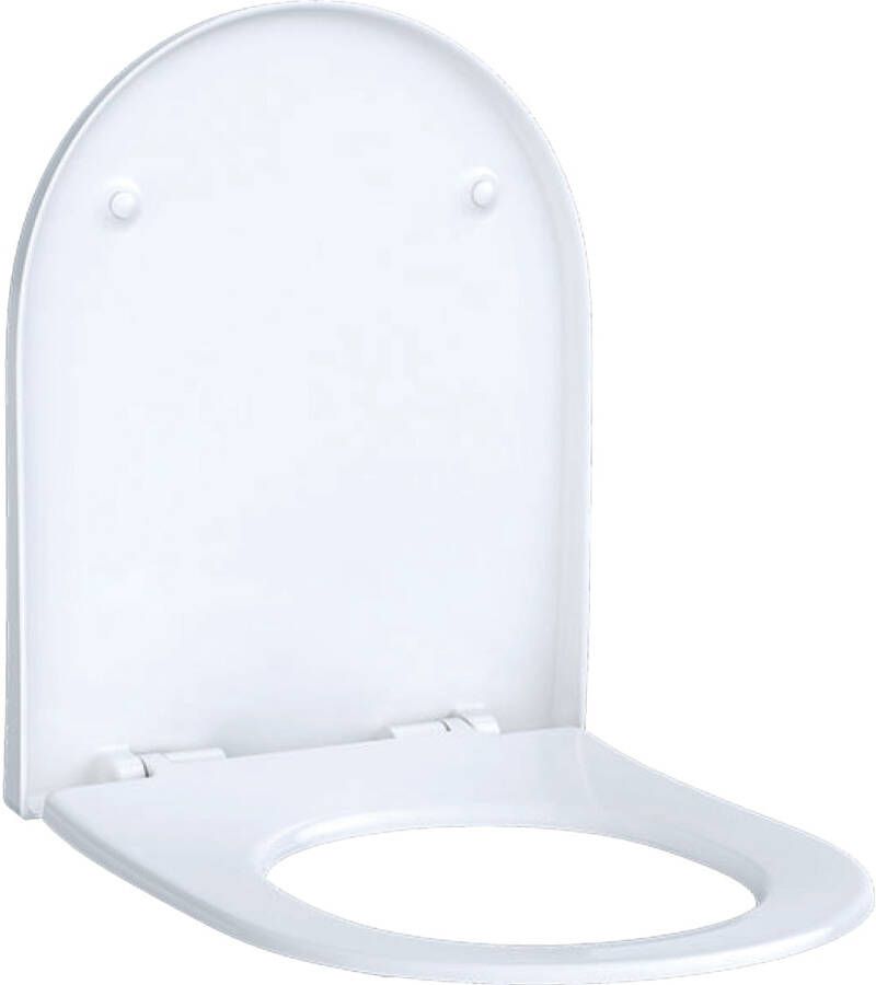 GEBERIT Acanto Closetzitting met deksel duroplast wit (montage van bovenaf) 500604012