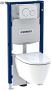 GEBERIT Duofix set element (UP320) 112 cm met Sigma inbouwreservoir 12 cm Sigma20 bedieningsplaat en iCon wand-wc Rimfree - Thumbnail 2