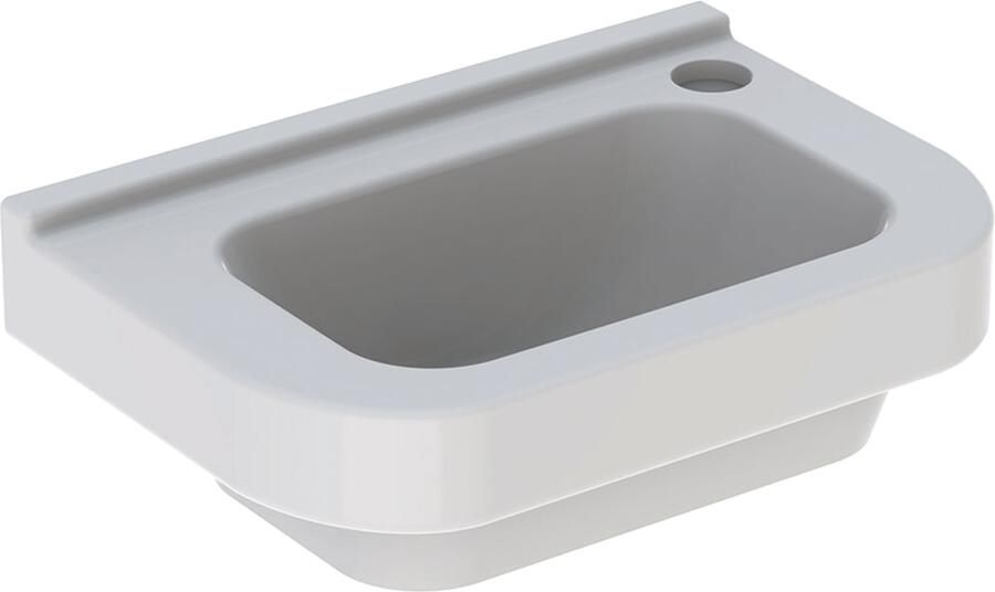 Geberit 300 Basic fontein met kraangat rechts zonder overloop 36x25x15cm wit s8400110000g