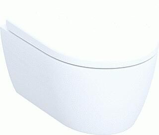 Geberit iCon compact hangtoilet randloos incl. softclose toiletbril met quickrelease mat wit - Foto 2