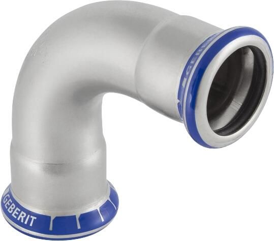 GEBERIT Mapress Bocht 90 graden 1 delig RVS 316 met CIIR afdichtring 76 1mm x 76 1mm(persmof x persmof ) - Foto 2