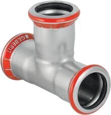 Mapress Geberit C-staal T-stuk verzinkt 76.1x76.1x76.1mm 21009 - Foto 2