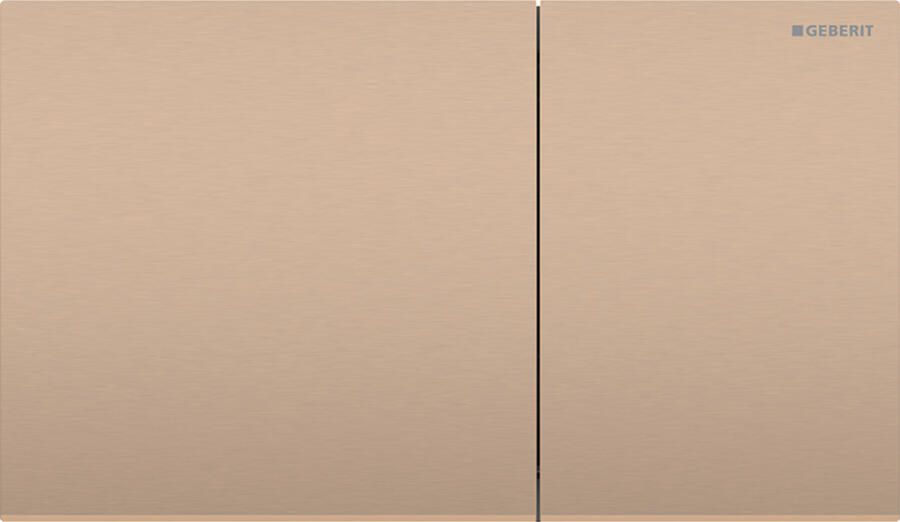 Geberit Sigma70 bedieningsplaat 2-toets spoeling vierkant rvs roodgoud 115.622.QB.1