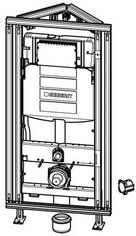 Geberit GIS easy Module voor Wand wc 120cm Sigma inbouwreservoir 12cm UP320 Hoekoplossing 442.029.00.5 - Foto 2