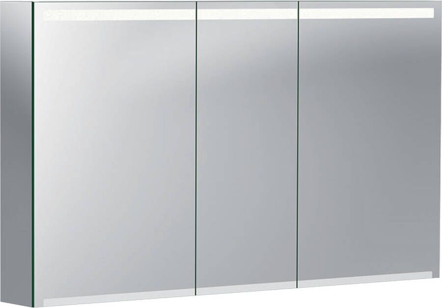 GEBERIT Option spiegelkast 3 deuren frontspiegel soft-close met WCD hxbxd 700x1200x150mm