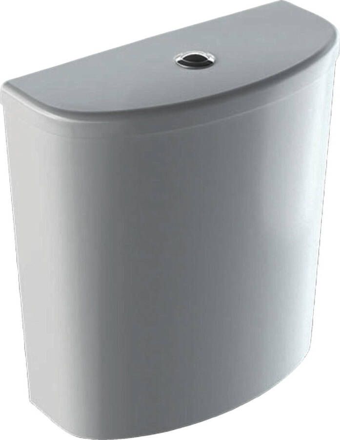 GEBERIT Renova Opbouwspoelreservoir drukknop met zij inlaat 355 x 364 x 163mm(HxBxD ) wit