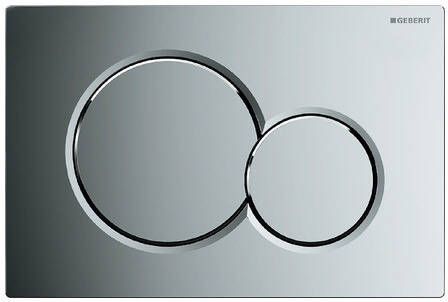 Geberit Tweedekans Sigma 01 bedieningspaneel glans chroom voor Sigma reservoirs 8cm (UP720) en 12cm (UP320) 03284 - Foto 3