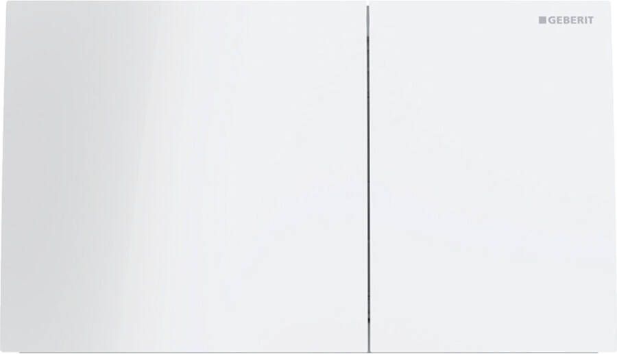 Geberit Sigma 70 bedieningspaneel wit glas voor Sigma reservoirs 8cm (UP720) en 12cm (UP320)