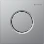 Geberit Type 01 urinoir bedieningsplaat pneumatisch easy-to-clean mat chroom - Thumbnail 1