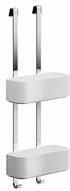 Geesa Tweedekans Frame hangend doucherek 24 9x13 3x65cm wit chroom 04972 - Foto 3