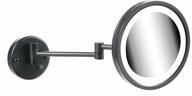 Geesa Mirror Scheerspiegel LED-verlichting 2-armig 3x vergrotend ø 215 mm Zwart 911093-06 - Foto 2