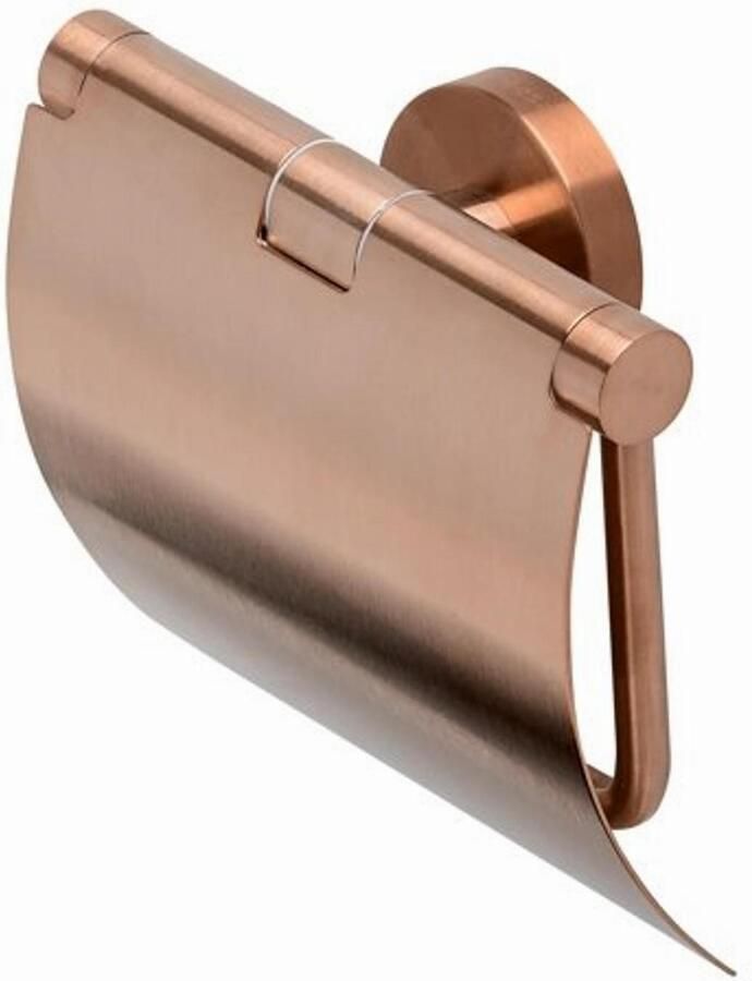 GEESA Nemox toiletrolhouder met klep brons geborsteld 91650810